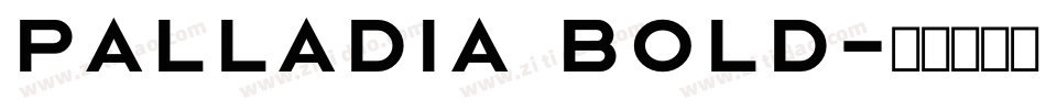 Palladia Bold字体转换